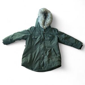 Koolaburra by UGG Olive Jacket with Plush Cream Interior